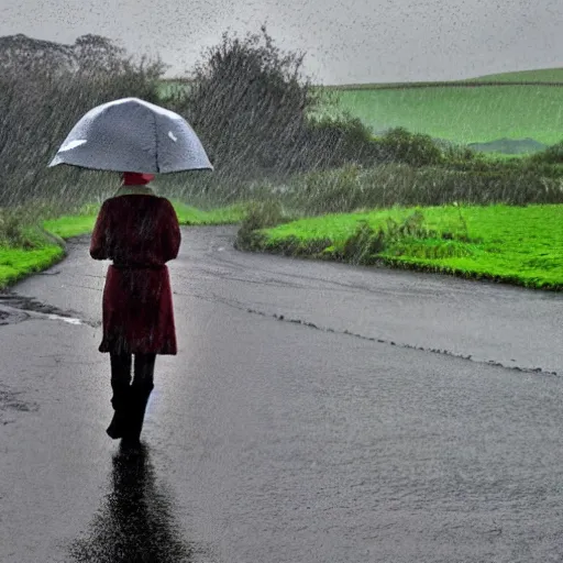 Prompt: ireland in the rain n-5