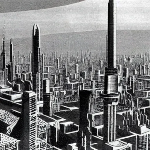 Prompt: the city of tomorrow in 1930