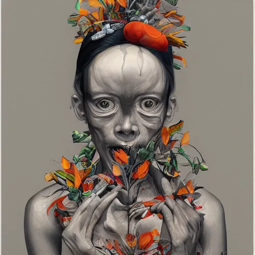 Image similar to helen the bean queen, an ultrafine detailed painting by james jean, behance contest winner, vanitas, angular, altermodern