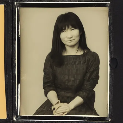 Image similar to Mariya Takeuchi, ambrotype