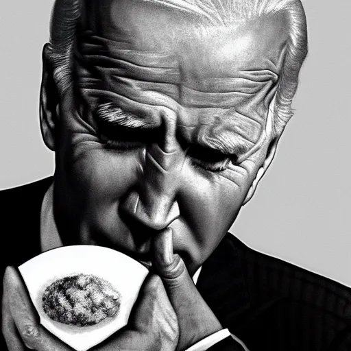 Prompt: joe biden eating the demon core, photography, realism, realistic, photorealism, photography, f 3. 5