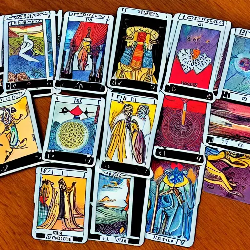 Prompt: tarot cards