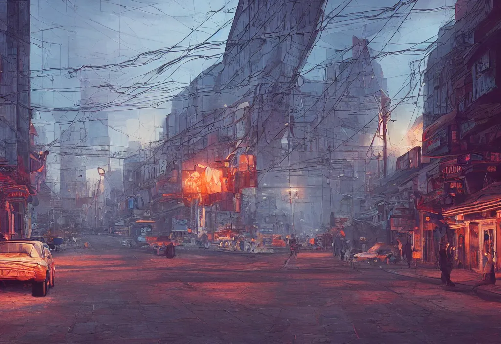 Image similar to winning photograph, street future old of 9 0 s russian cosmos city, art by greg rutkowsky, trending on artstation, cinematic lighting, filmic grain, golden hour, detailed, 4 k