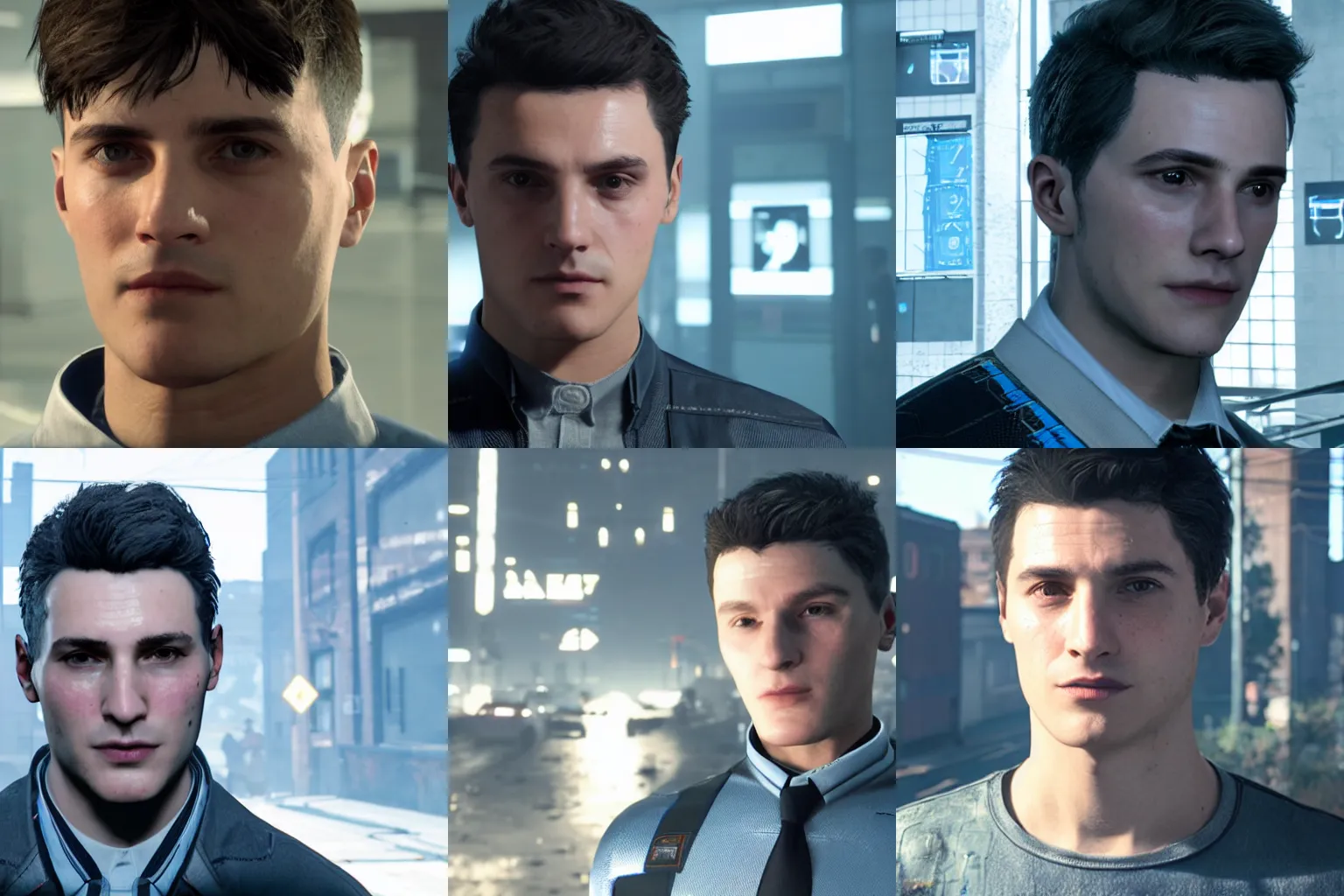 Prompt: Lino Facioli in detroit become human