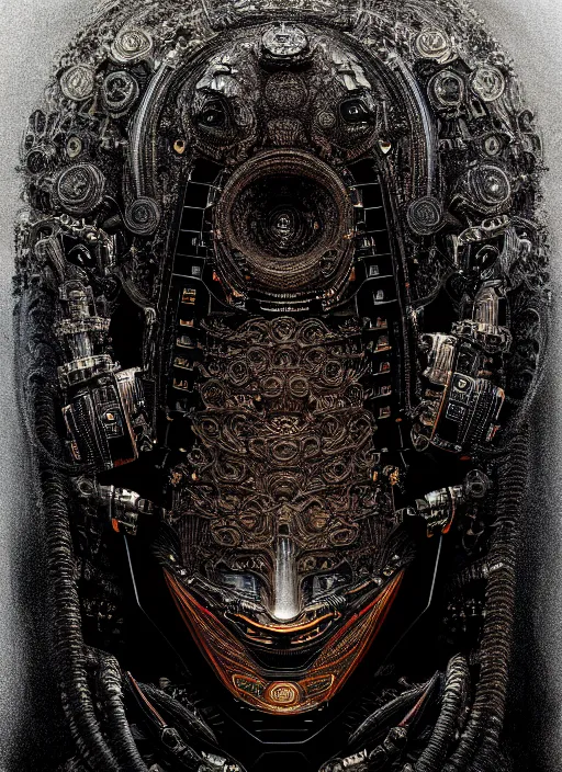 Prompt: detailed image of bots, rich deep black colors, masterpiece, intricate artwork, very coherent symmetrical artwork, cinematic, hyper realism, high detail, octane render, unreal engine, 8k, Vibrant colors, Smooth gradients, High contrast, depth of field. by Katsuhiro Otomo, full body character drawing, inspired by Evangeleon, clean ink detailed line drawing, intricate detail, extremely detailed. painting by Arthur Rackham, Eugene de Blaas, Frederic Leighton