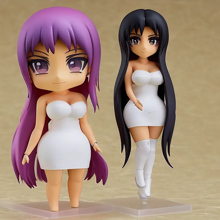 Image similar to kim kardashian, an anime nendoroid of kim kardashian, figurine, detailed product photo