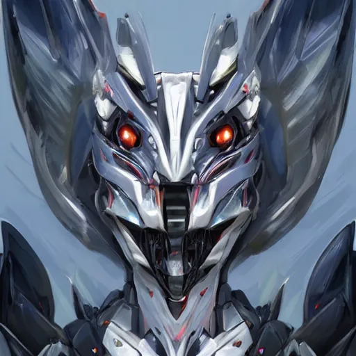 Prompt: stunning headshot of a beautiful anthropomorphic robot mecha female dragon, with smooth and streamlined armor, standing and posing elegantly, well detailed dragon head with epic LED eyes and a beautiful organic maw open, the camera staring down the maw, sharp and dangerous sleek design, two arms, beautiful digital art, artstation, DeviantArt, FurAffinity, professional, depth of field, close-up, hd, octane render, sunset lighting