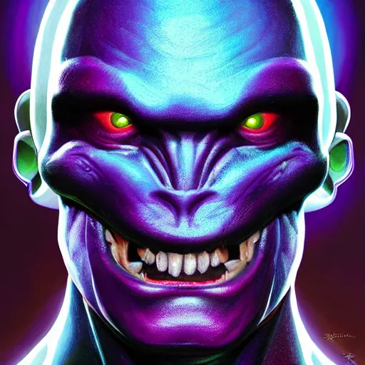 Prompt: Bright, colorful, realistic alien poltical rpg single individual headshot dramatic backlighting, kodachrome, high contrast, highly detailed, sharp focus, digital painting, concept art, illustration, trending on artstation, comic book by Alex Ross cover art