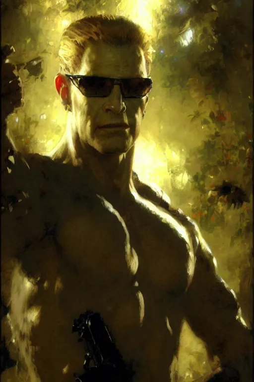 Image similar to albert wesker, painting by gaston bussiere, craig mullins, greg rutkowski, yoji shinkawa