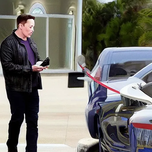 Prompt: photo of elon musk buying disney, high quality, high detail