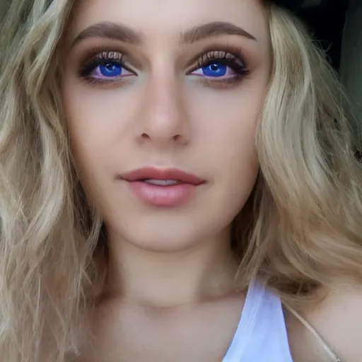 Prompt: a beautiful jewish woman with blonde hair and green eyes 4k