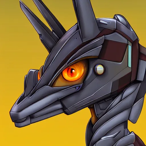 Image similar to female jetplane mecha dragon bust shot, anthro digital art, furry art, mecha art, furaffinity aeromorph, deviantart, ekasportal
