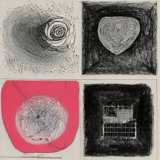 Image similar to intaglio unintelligible mixture 5 x 5 grid