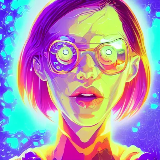 Image similar to skill magic geek inside matrix deepdream radiating a glowing aura stuff loot legends stylized digital illustration video game icon artstation lois van baarle, ilya kuvshinov, rossdraws,