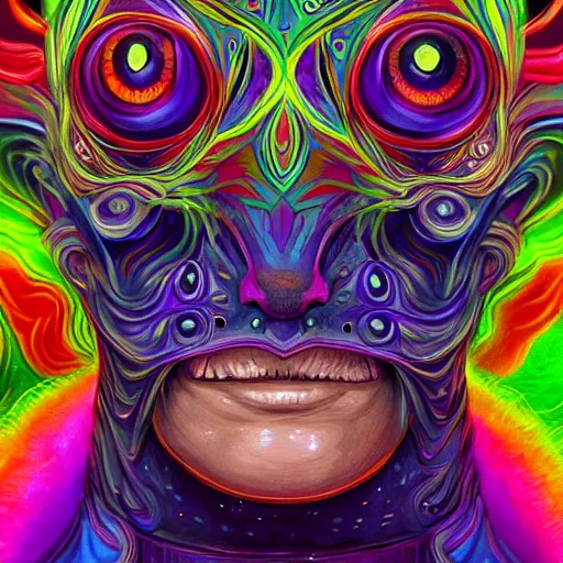 Image similar to An extremely psychedelic portrait of Pokemon, surreal, LSD, face, detailed, intricate, elegant, lithe, highly detailed, digital painting, artstation, concept art, smooth, sharp focus, illustration