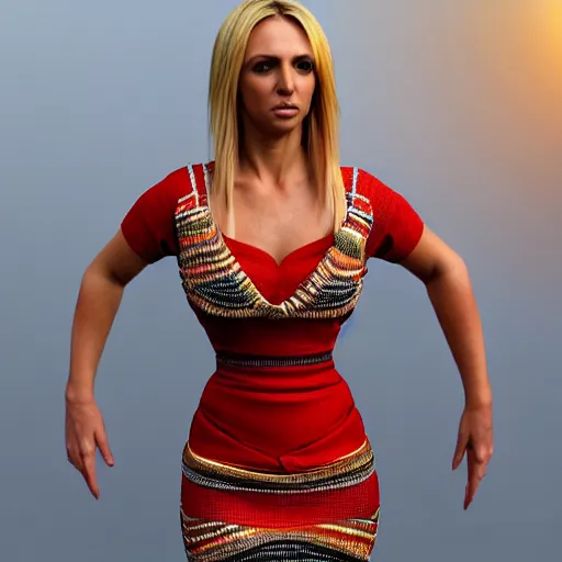 Prompt: daz3d genesis 8 female britney spears wearing mekhela bihu dress, Iray shaders, studio HDRI soft lighting, natural skin textures ultra hd 8k, ray traced, unreal engine, cinematic realistic portrait, face, beauty expressive pose, bare shoulders, fantasy, intricate, elegant, highly detailed, digital painting, artstation, concept art, smooth, sharp focus, illustration, art by artgerm and greg rutkowski and alphonse mucha