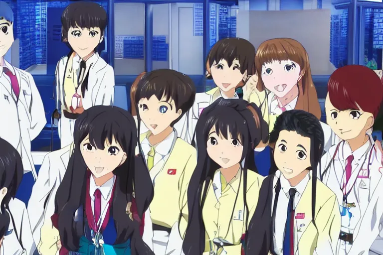 Image similar to still from tv tokyo anime great language teacher