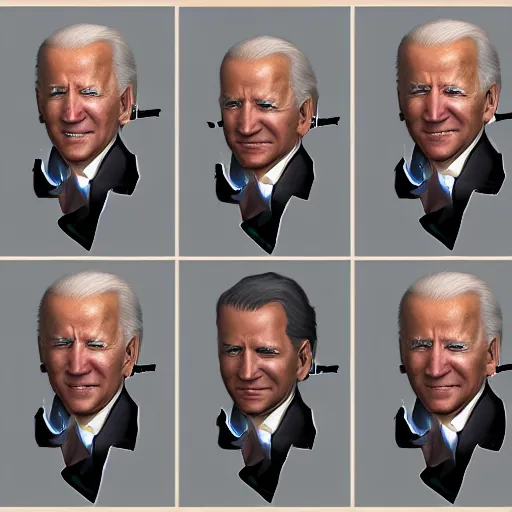 Prompt: Joe Biden in the style of FFXIV. Final Fantasy 14, portrait, highly detailed