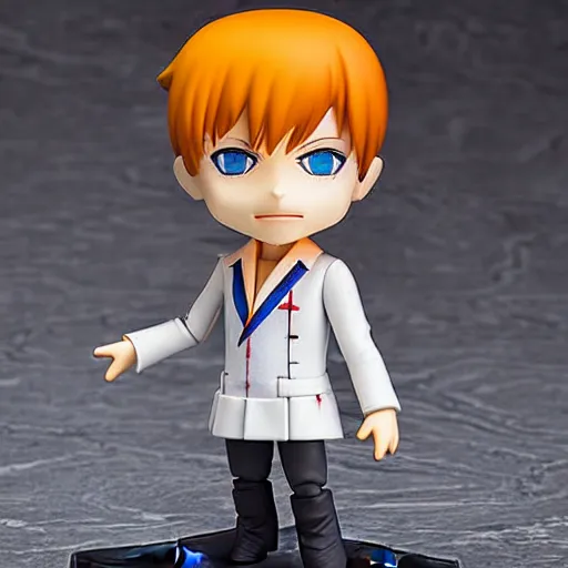 Image similar to a david bowie nendoroid, product shot