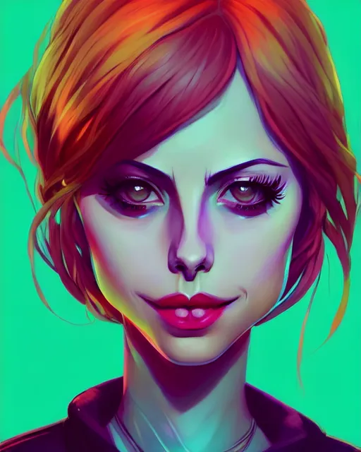 Image similar to a portrait of a beautiful willa holland as a punk, art by lois van baarle and loish and ross tran and rossdraws and sam yang and samdoesarts and artgerm, digital art, highly detailed, intricate, sharp focus, trending on artstation hq, deviantart, unreal engine 5, 4 k uhd image