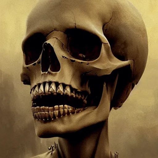 Prompt: portrait of a robotic skull,digital art,ultra detailed,ultra realistic,art by greg rutkowski