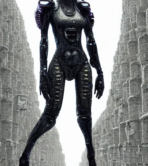 Image similar to tarkovsky's greatest scene, the ancient destroyed majestic tower of babylon, woman in a gantz o suit, futuristic cyber clothing, transparent puffer jacket, hyperrealistic, blockchain, cyber world, ambient lighting, concept art, intricate suit, hyper detailed, smooth, dynamic volumetric lighting, octane, ray trace, cinematic, high quality, cgsociety