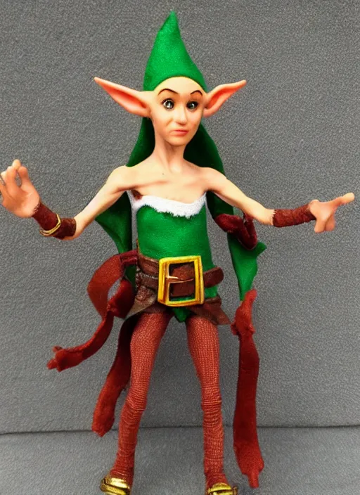 Prompt: Images on the store website, eBay, Full body, Miniature of a Elf