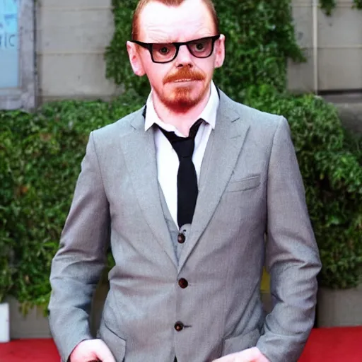 Prompt: simon pegg dressed as a potato