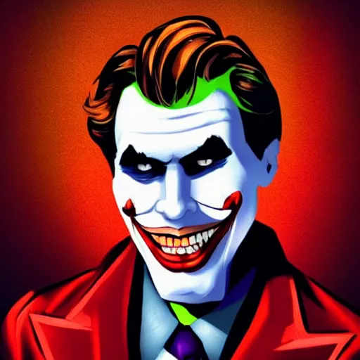 Image similar to jerma as the joker in the dark knight