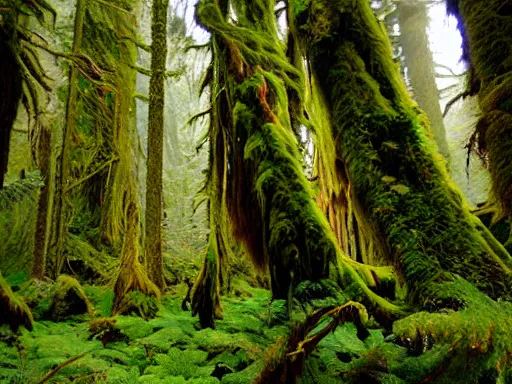 Image similar to hall of mosses at olympic national park