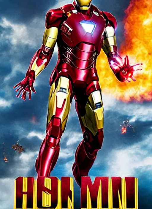 Image similar to chris evans as iron man, movie poster, photo