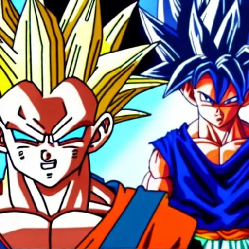 Goku e vegeta desenho