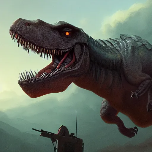 Best of Palaeotumblr — T. rex Running by Gardow (Raptor Jesus)