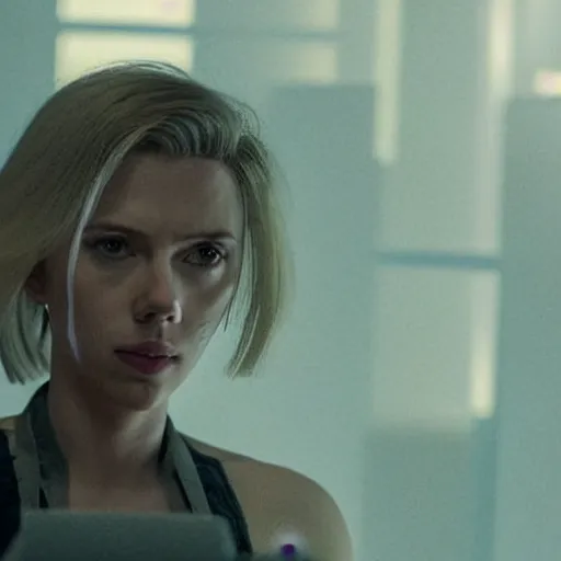 Image similar to a still of Scarlett Johansson in Ghost in the Shell (2017)