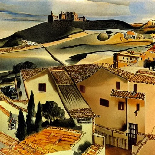 Image similar to spanish countryside salvador dali