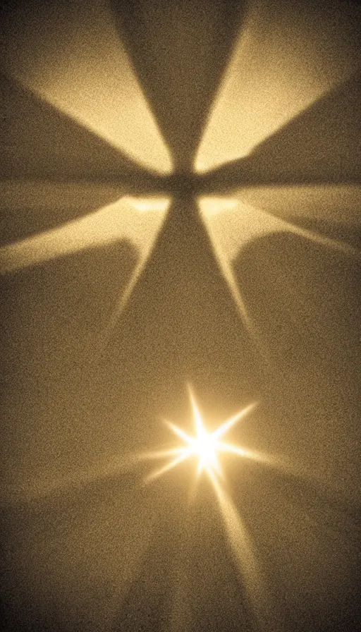 Prompt: beautiful star rising over the morning horizon, center of sky, stylized