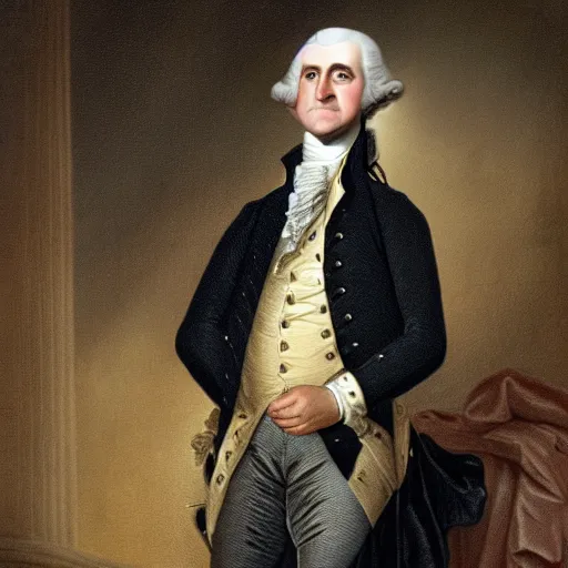 Image similar to photograph of george washington 4k