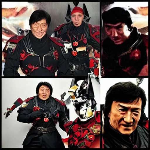 Prompt: jackie chan as warhammer 4 0 k