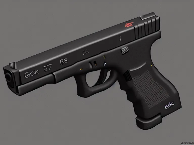 Image similar to glock 1 7, art by adrien roose, furaffinity, extremely detailed, digital painting, concept art, smooth