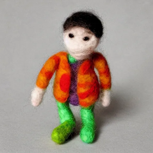 Image similar to jacob collier needle felt