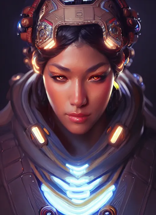 Image similar to portrait of apex legends darkseide, intricate, elegant, glowing lights, highly detailed, digital painting, artstation, glamor pose, concept art, smooth, sharp focus, illustration, art by artgerm and greg rutkowski, artey freytag