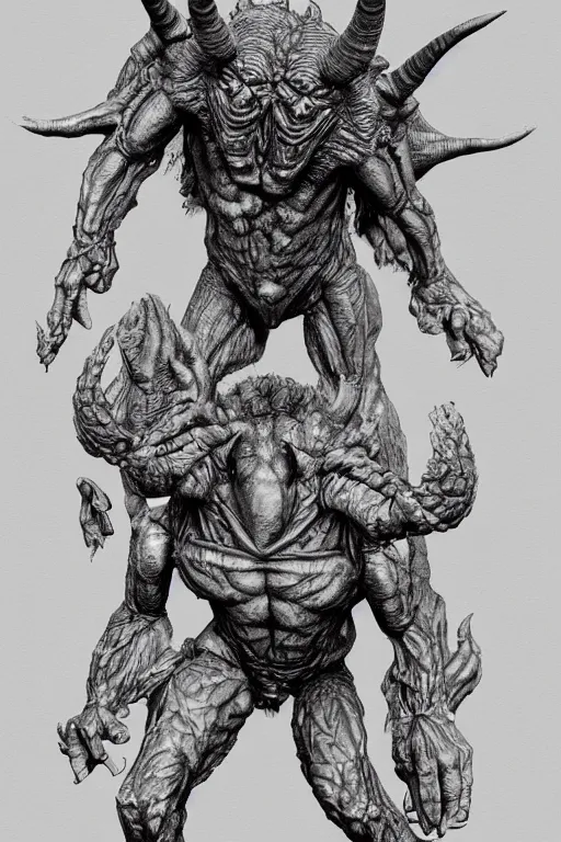 Image similar to humanoid hunched figure troll with 1 horn, ogre, fantasy, highly detailed, digital art, sharp focus, trending on art station, kentaro miura manga art style