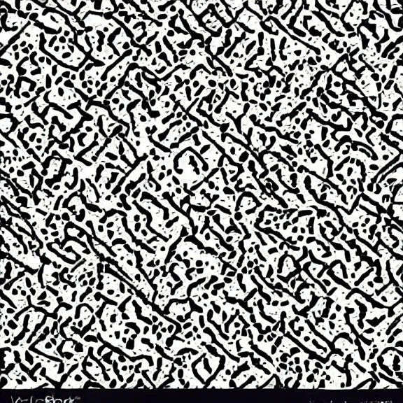 Prompt: seamless minimalistic abstract pattern, vector, black and white