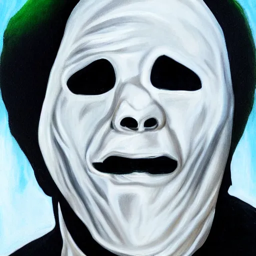 Image similar to Michael Myers Painting 4k detail