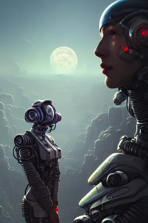 Image similar to ultra realistic style illustration, handsome alluring nasa cyborg in an apocalyptic wasteland, gorgeous face, cyberpunk, sci - fi, fantasy, intricate, elegant, highly detailed, digital painting, artstation, concept art, smooth, sharp focus, illustration, art by mansik yang and rashed alakroka and simon stalenhag and wlop