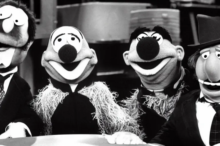 Image similar to Three Stooges as Muppets