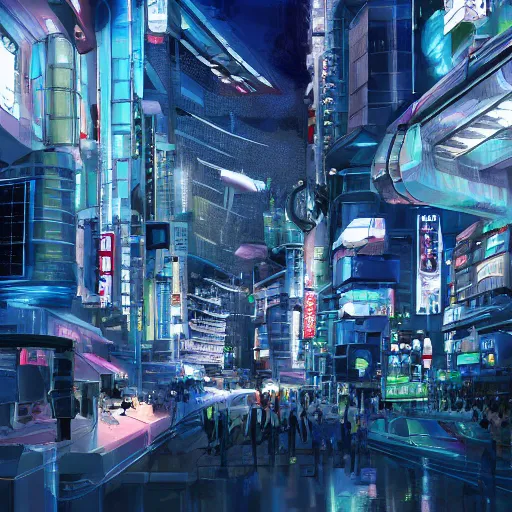 Image similar to futuristic tokyo, concept, concept art