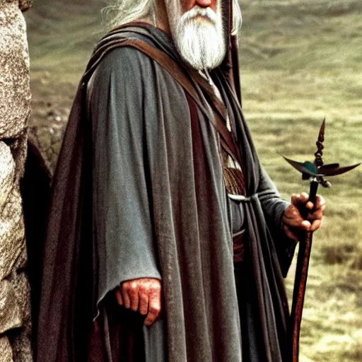 Prompt: sean connery as gandalf in the lord of the rings