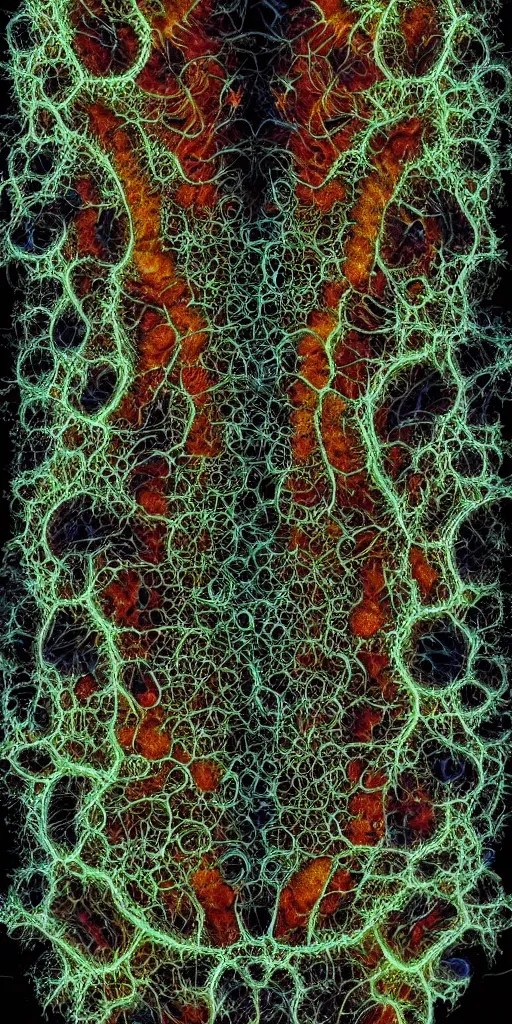 Image similar to Alien fungi in high image quality with fractals