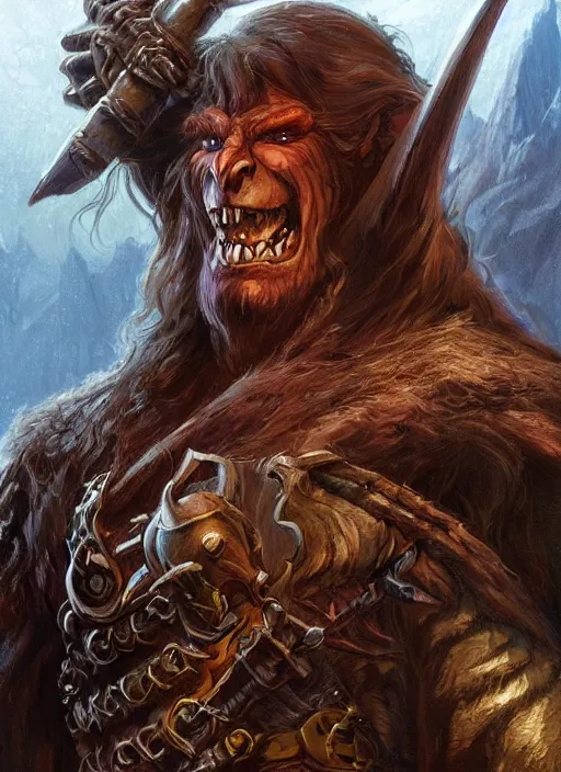 Image similar to hobgoblin, ultra detailed fantasy, dndbeyond, bright, colourful, realistic, dnd character portrait, full body, pathfinder, pinterest, art by ralph horsley, dnd, rpg, lotr game design fanart by concept art, behance hd, artstation, deviantart, hdr render in unreal engine 5